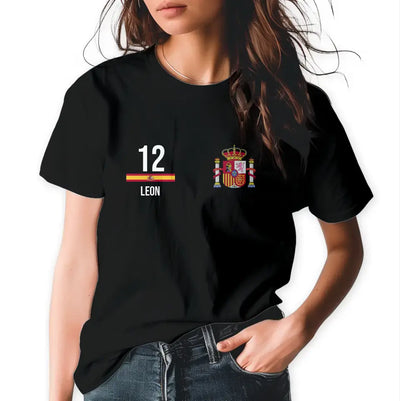 T-Shirt "EM Spanien" mit Wunschtext