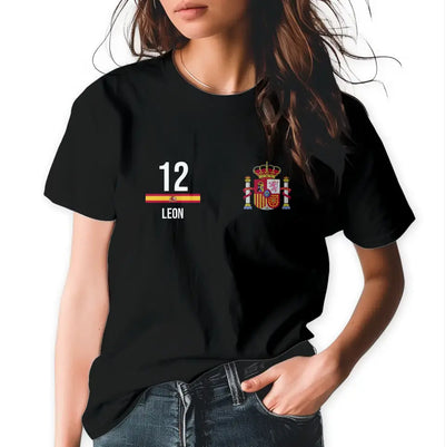 T-Shirt "EM Spanien" mit Wunschtext