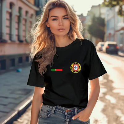 T-Shirt "EM Portugal" mit Wunschtext