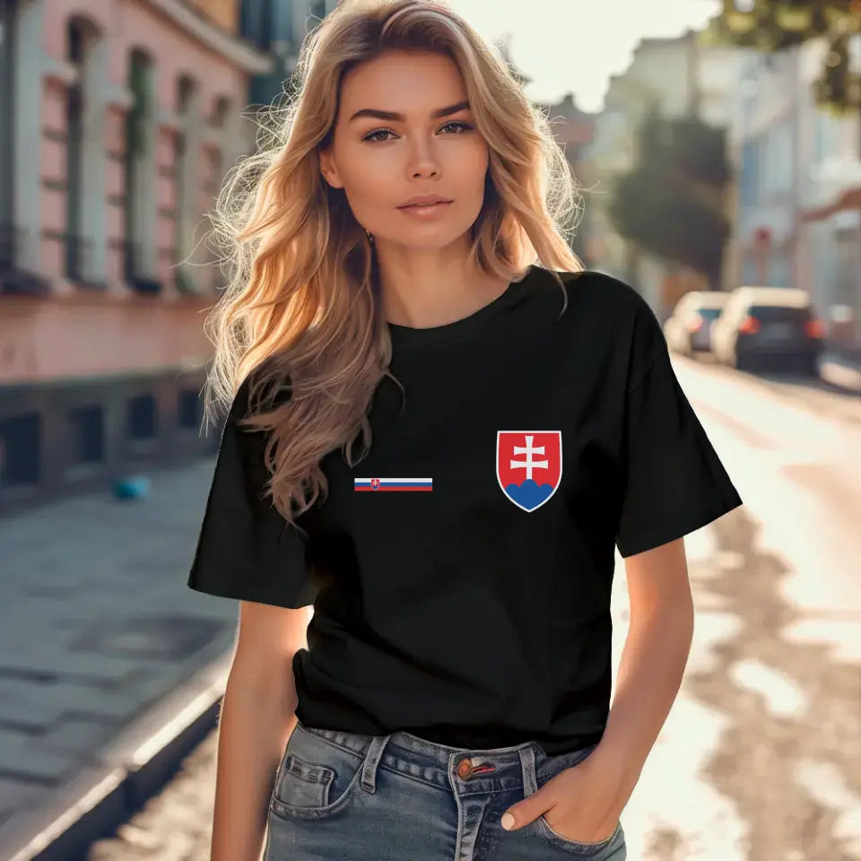 T-Shirt "EM Slowakei" mit Wunschtext