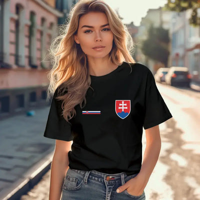 T-Shirt "EM Slowakei" mit Wunschtext