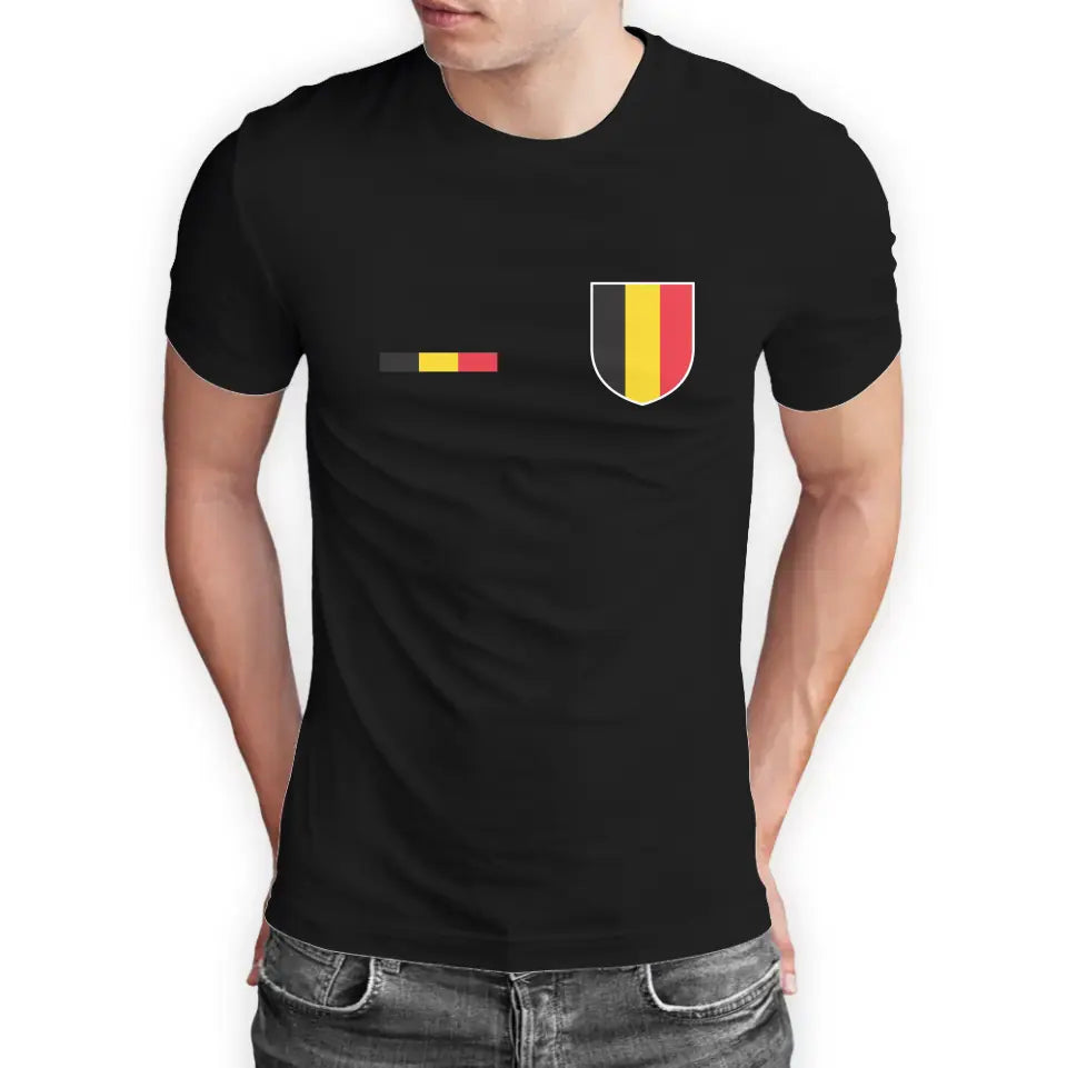 T-Shirt "EM Belgien" mit Wunschtext