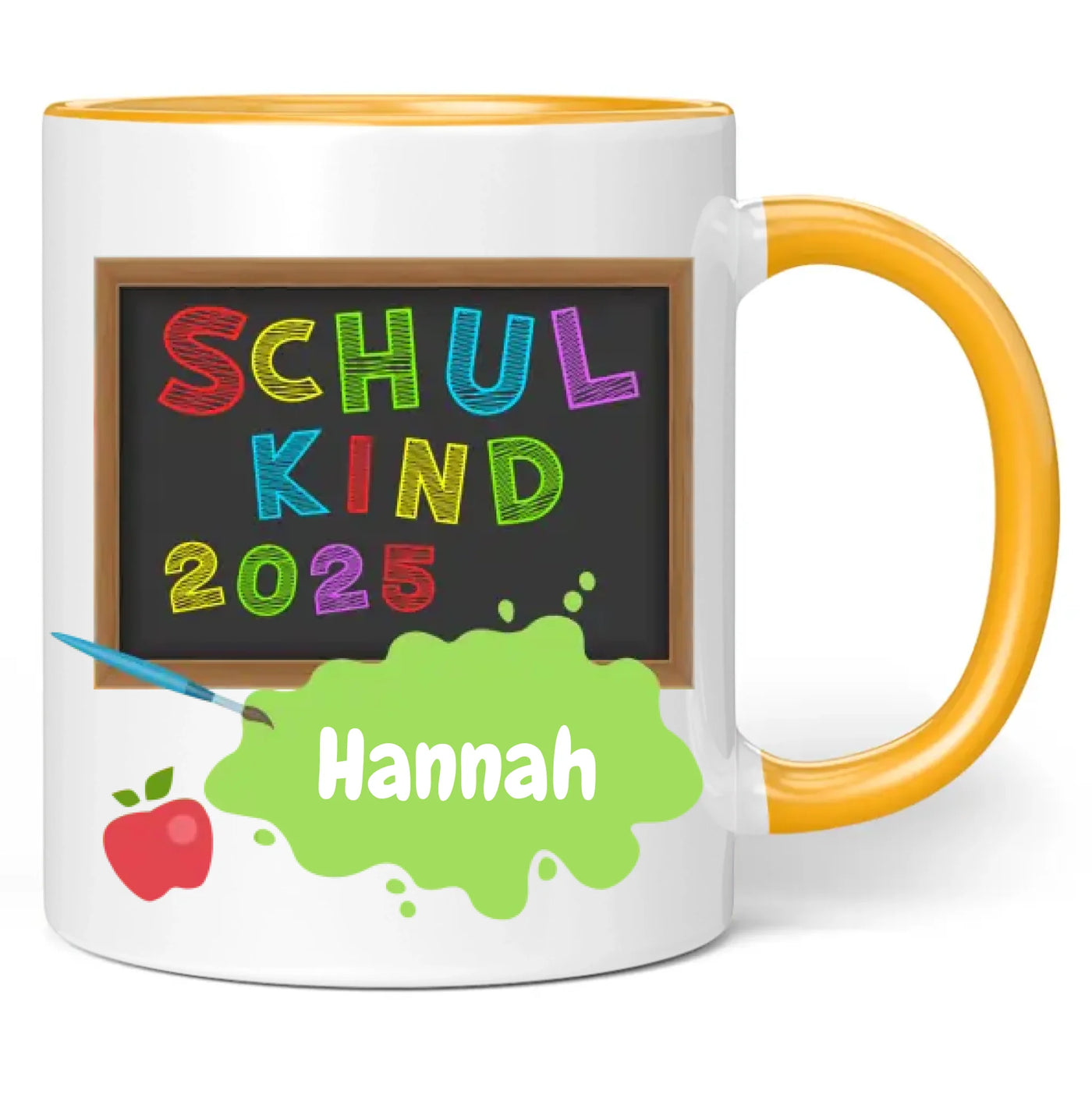 Tasse "Schulkind 2025" personalisiert mit Namen